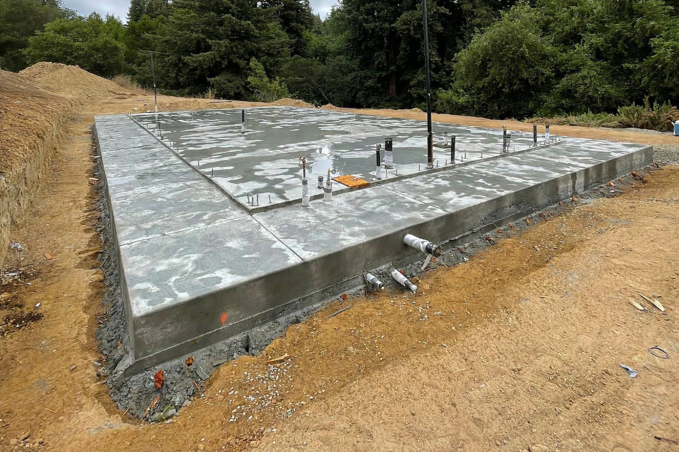 Slab foundation building in Mission Viejo, CA